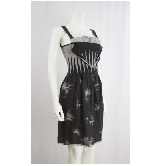 Marithe Francois Girbaud Black and Gray Dress - Picture 2 of 7